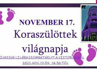 Koraszülöttek világnapja - november 17